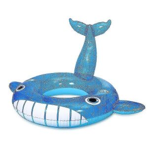 Bou&eacute;e Gonflable En Forme De Baleine Ibasetoy Pour Enfants - Bou&eacute;e De Natation S&ucirc;re Et &Eacute;cologique Pour Jouer Dans L'eau Et Apprendre &Agrave; Nager - Neuf