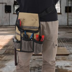 HJLIAN Sac banane multifonction pour outils de jardin, ceinture, tablier avec sac de rangement reglable - Neuf