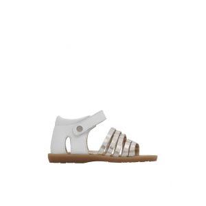 Sandales En Cuir Rubino Blanc - 23 - Neuf