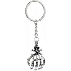KAL-Porte-Clés Main Squelette Gothique Alliage Zinc Sac Clés Voiture Accessoires Halloween Breloques - Neuf