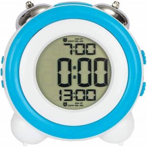 Mini R&eacute;veil &Agrave; Double Cloche R&eacute;veil Cr&eacute;atif R&eacute;veil Led &Agrave; Piles R&eacute;veil Muet En Affichage Num&eacute;rique (Sans Batterie) - Neuf