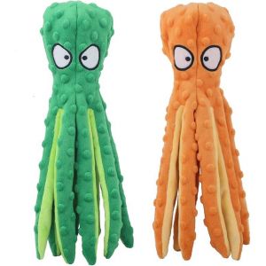 Jouets Couineurs En Forme De Pieuvre Pour Chiens, Jouets En Peluche Pour Chiots - Neuf