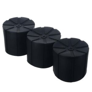 Couvercle de capuchon d'objectif universel en silicone étanche 3 pièces pour objectifs d'appareil photo reflex numérique 65-110 mm - Neuf