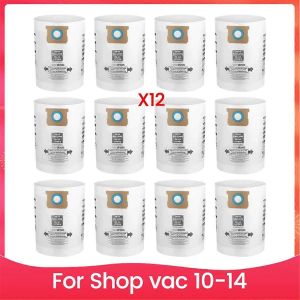 12PCS Universal Dry Vac Sac à poussière 10 à 14 gallons Aspirateurs - Neuf
