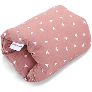 Mini pillows for Breastfeeding Breastfeeding Pillows for travel in different models,Model: Hearts Old Pink - Neuf