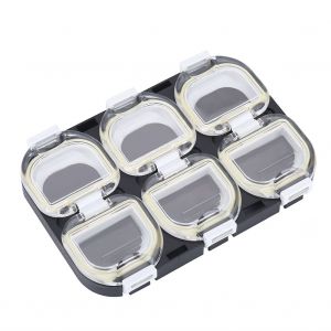 Boite De Rangement Etanche Pour Materiel De Peche, Hamecons, Leurres, Avec Aimant (Noir) - Neuf