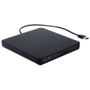 Qumox Graveur Lecteur de DVD externe portable USB 3.0 Lecteur de CD/DVD-RW Disqueur/graveur Windows Mac Laptop PC - Neuf