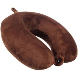 Oreiller de voyage &agrave; m&eacute;moire de forme en U, coussin de soutien pour la nuque, en mousse, th&eacute;rapeutique, portable, pour avion et voiture - Neuf