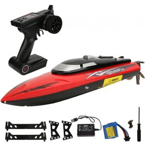 Pour UDI 901 2.4G RC hors-bord de course haute vitesse en metal PC scelle jouet etanche (rouge) - Neuf