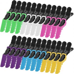 Barrette De Coiffure Professionnelle 24 Pièces, Pince Crocodile - Neuf
