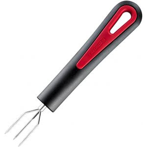 Eryi-Fourchette À Pommes De Terre À 3 Dents, Longueur : 16,3 Cm, Acier Inoxydable/Plastique, Gallant, Noir/Rouge, 29142270 - Neuf