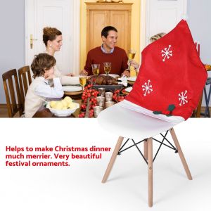 Hjlian Decoration De Table/Chaise Rouge Pour Noel, Fete, Festival (Housse De Chaise) - Neuf