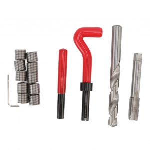 Kit de réparation de filetage Outil métrique de perçage en acier pour la réparation de moteur automobile M14x1.25 - Neuf