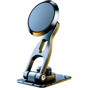 Support Magnetique Telephone Voiture [Pliable Multifonction] Aimant T&eacute;l&eacute;phone Voiture Avec Base Pliable 360&deg; Universel Porte Portable Voiture Compatible Avec Samsung Iphone Pour Tous Les Smartphones - Neuf