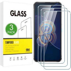 JGD-[3 Pi&egrave;ces Compatible avec Le Protecteur D'&eacute;cran ASUS Zenfone 8 Flip,Film de Protection 2.5D[Duret&eacute; 9H,Installation Facile,Incassable] Qualit&eacute; Sup&eacute;rieure Film en Verre Tremp&eacute; - Neuf