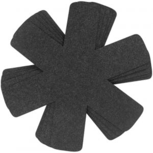 Protection De Casserole Empilable - Lot De 5 Protections De Casseroles Protection De Casseroles En Feutre 38cm-Pour Po&ecirc;les,Et Bols - Neuf