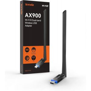 VornixorSarlshop-Cl&eacute; WiFi Puissante AX900Mbps, USB Antenne WiFi 6dBi, Double Bande 5/2.4 Ghz, Soft-AP, WPA2, Windows7/10/11, U11 Pro - Neuf