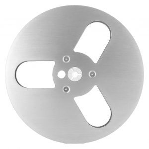 1/4 7 pouces bobine de bande vide alliage d'aluminium résistance au vent 3 trous bobine ouverte bobine de prise de son pour l'enregistrement pour nab argent - Neuf