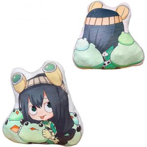 Anime Peluche Jouet Coussin Coussin MHA Asui Tsuyu Dessin anim&eacute; Peluche Douce Peluche Poup&eacute;e En Peluche Figure Animale Peluches Maison Chambre D&eacute;coration Collection Peluche Jouet Cadeau - Neuf