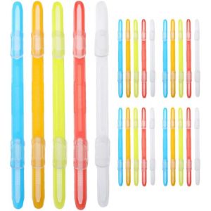 Chenquansarl-Lot De 30 Pinces &Agrave; Reliure Pour Documents Attaches &Agrave; Papier Attaches &Agrave; Griffes Attaches Pour Classeurs Pinces Perforatrices Attaches Pour Classeurs En Polypropyl&egrave;ne - Neuf