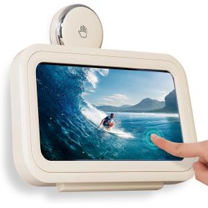 Support de t&eacute;l&eacute;phone de douche &eacute;tanche, rotatif &agrave; 480 &deg;, ventouse r&eacute;glable, support de t&eacute;l&eacute;phone de douche, support de t&eacute;l&eacute;phone mural anti-bu&eacute;e, support de t&eacute;l&eacute;phone pour douche avec &eacute;cran - Neuf