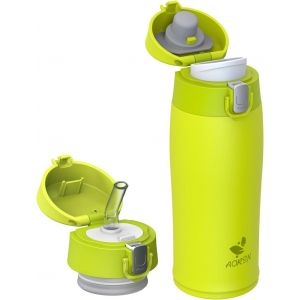 Gourde Isotherme, 350ml/500ml/750ml Bouteille Isotherme, Gourde Enfant En Acier Inox 18/8, Gourde Sport Anti-Fuite, Mug Isotherme Sans Bpa Pour Sport, Extérieur Et Quotidien - Neuf