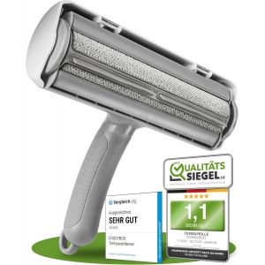 Jgd-&Eacute;pilateur Auto-Nettoyant Pour Poils D'animaux - Rouleau Anti-Peluches De Qualit&eacute; Sup&eacute;rieure Pour Poils De Chien Et De Chat - R&eacute;utilisable - Pour Canap&eacute;, Tapis, Lit Et Voiture - Gris - Neuf