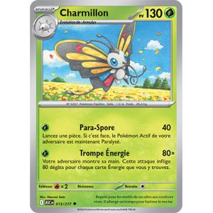 Carte Pok&eacute;mon - Charmillon - 013/217 - 2,5 H&eacute;ros Transcendants - Neuf