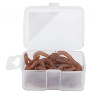 Leurre Souple En Silicone Pour La Peche Artificielle, Appat Artificiel A Odeur De Poisson, Ver De Vase - Neuf