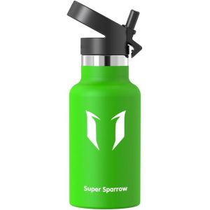 Gourde Isotherme - Bouteille Isotherme - 350ml, 500ml, 750ml, 1l- Gourde Sport Étanche Avec Couvercle À Paille - Gourde Enfant Sans Bpa, Pour Bureau, Maison - Neuf