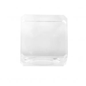 Verre transparent Nail Art Palette Peinture Dessin Couleur Pigment Plat Manucure (Verre carr&eacute;) - Neuf