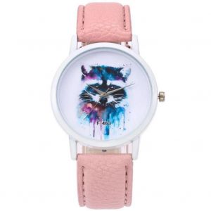 Zhoulianfa Femmes Belle Chat Motif Casual Affichage Analogique Mouvement Quartz Montre-Bracelet (Menthe) - Neuf