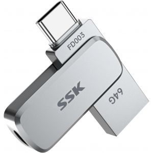 64 Go Clé Usb Double Connecteurs, Clé Usb C Jusqu'À 240 Mo/S Type-C Et Usb-A Mémoire Stick, Usb Flash Drive Pour Iphone 15/16Pro/Win/Android Otg Avec Étanche, Anti-Poussière Et Ant[CLE8111299] - Neuf