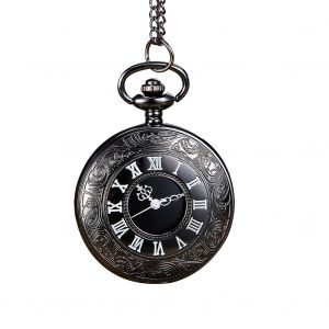 Montre De Poche En Alliage A Cadran Romain Creux Et A La Mode - Neuf
