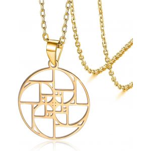 Kal-Fibonacci Collier Séquence Dorée Collier Géométrique Spirale Pour Homme Et Femme Collier Avec Pendentif Irrationnel Mathématiques Cadeau Pour Professeur De Mathématiques - Neuf