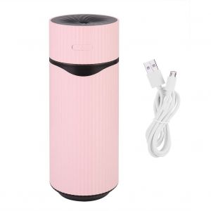 Hjlian Mini Humidificateur Usb Silencieux Et Portable Pour Bureau, Chambre, Voiture, Voyage (Rose) - Neuf