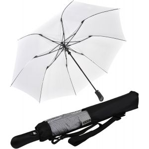 Parapluie De Golf En Fibre De Verre Xxl 124 Cm Avec Syst&egrave;me Automatique, Noir , 124 Cm, Parapluie De Poche Xxl - Neuf