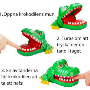 (Jaune) Mini Jeu De Dentiste Crocodile Affam&eacute; - Neuf