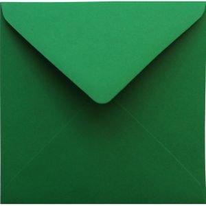 25 enveloppes carrées vert foncé 110 x 110 mm 120g Malmero e enveloppes décoratives enveloppes colorées pour cartes de voeux invitations mariage anniversaires enveloppes de couleur - Neuf