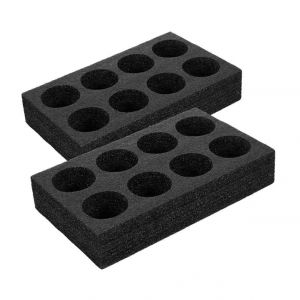 Lot De 2 Porte-Gobelets Pour The Au Lait, Plateau A Cafe Jetable, Porte-Gobelets A Emporter, Plateau A Cafe En Coton Perle Noir Reutilisable - Neuf