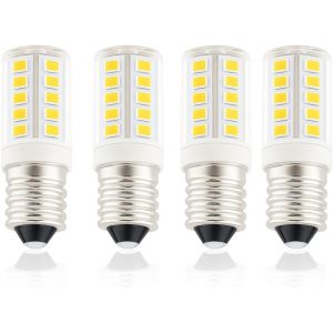 Kalanka-4pcs Ampoule E14 Led 3w, &Eacute;quivalent 40w, 300lm, Blanc Chaud 3000k, Non Dimmable, Base En C&eacute;ramique, &Eacute;clairage Int&eacute;rieur &Eacute;conome En &Eacute;nergie, Remarque : L&iquest;Emballage Contient Des Ampoules E14. - Neuf