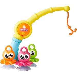 ERYI-Tomy 3 En 1 Jeu De Pêche, Jouets De Bain, Jouets De Bain Enfants Pour Jouer Dans L'Eau, Accessoires De Bain Amusants Pour Bébés Et Jeunes Enfants Convient Aux Enfants De 18 Mois, 2, 3 Et 4 Ans - Neuf