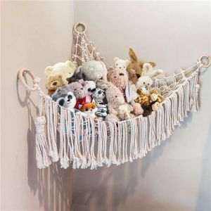 Filet De Rangement Pour Jouets, Sac De Rangement Suspendu Pour Jouets, Filet De Rangement Pour Chambre D'enfant, Ours En Peluche (110 X 86 X 86 Cm) - Neuf