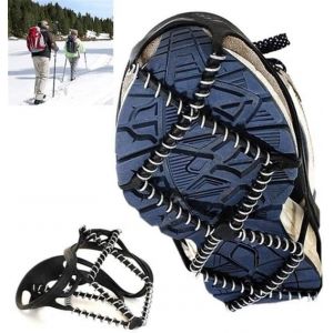 1 Paire De Crampons Antidérapants Universels Antidérapants Pour Chaussures De Neige (Convient Aux Tailles 35-43)- Dispositif De Traction Pour Randonnée, Marche, Jogging - Neuf