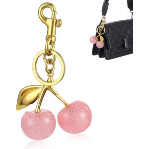 KAL-Breloque De Sac Cerise, Pendentif De Sac Cerise Pour Femme, Porte Cl&eacute;s Pendentif Pour Sac &Agrave; Main, Sacs, Sacs &Agrave; Main, Portefeuilles, Sacs &Agrave; Dos, Breloques De Sac - Neuf