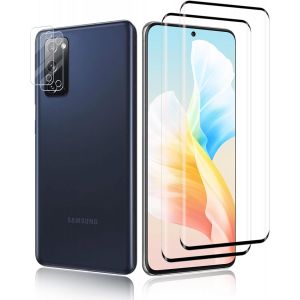 Kal-Film De Protection D'&eacute;cran En Verre Blind&eacute; Pour Samsung Galaxy S20 -2 + 2 Films De Protection En Verre Avec Protection De L'appareil Photo -Duret&eacute; 9h -Anti-Rayures -Haute Sensibilit&eacute; - Neuf