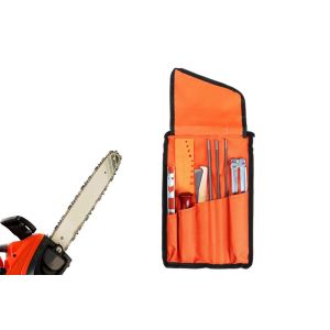 Kit d'aff&ucirc;tage portable pour scies et outils, comprenant des limes et une pochette de rangement. - Neuf