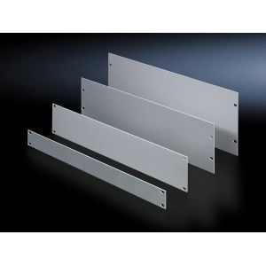 Rittal 6U Plaque De Bouchage En Aluminium - 1936200 [3 Pi&egrave;ces] - Neuf