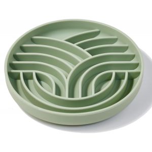 Cmws-Gamelle Anti Glouton(Arbre De Vie) En Silicone Avec Fond Antidérapant Et Ventouse,Gamelle Anti Glouton Non Toxique Pour Chats Et Chiens De Taille Moyen - Neuf