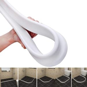 WAYI-Joint D'Étanchéité En Silicone Pour Chambre Humide Et Salle De Bain-Empêche Les Débordements D'Eau-Bande D'Étanchéité Autocollante Et Pliable Pour Séparation Humide Et Sèche (79) - Neuf